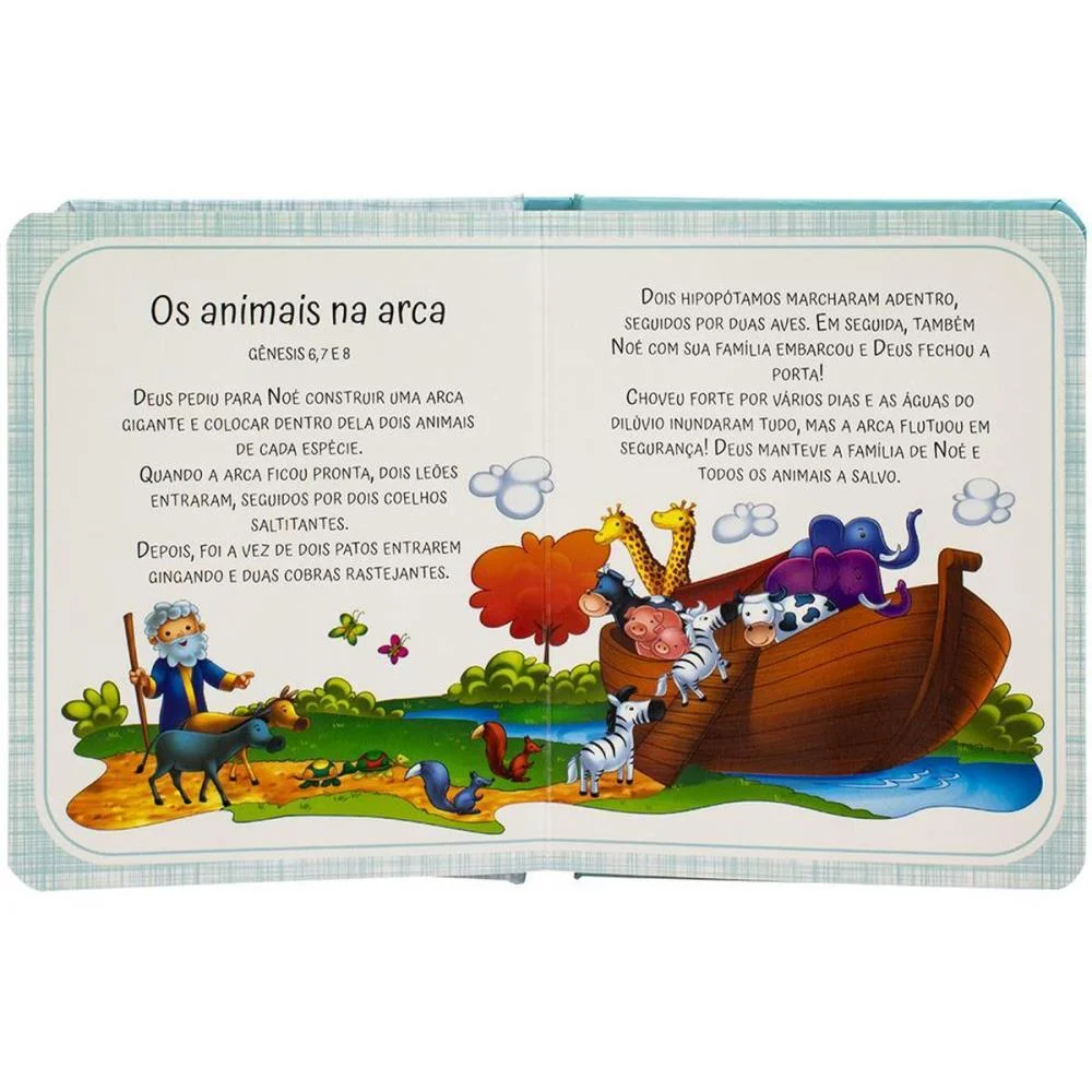 Livro Infantil Ilustrado Biblia Do Bebe 12,4X15,8Cm 10P Todolivro (Unidade) - imagem 4