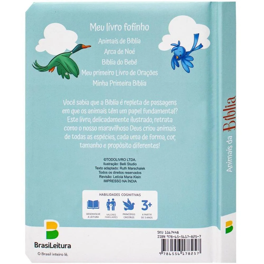 Livro Infantil Ilustrado Biblia Do Bebe 12,4X15,8Cm 10P Todolivro (Unidade) - imagem 5