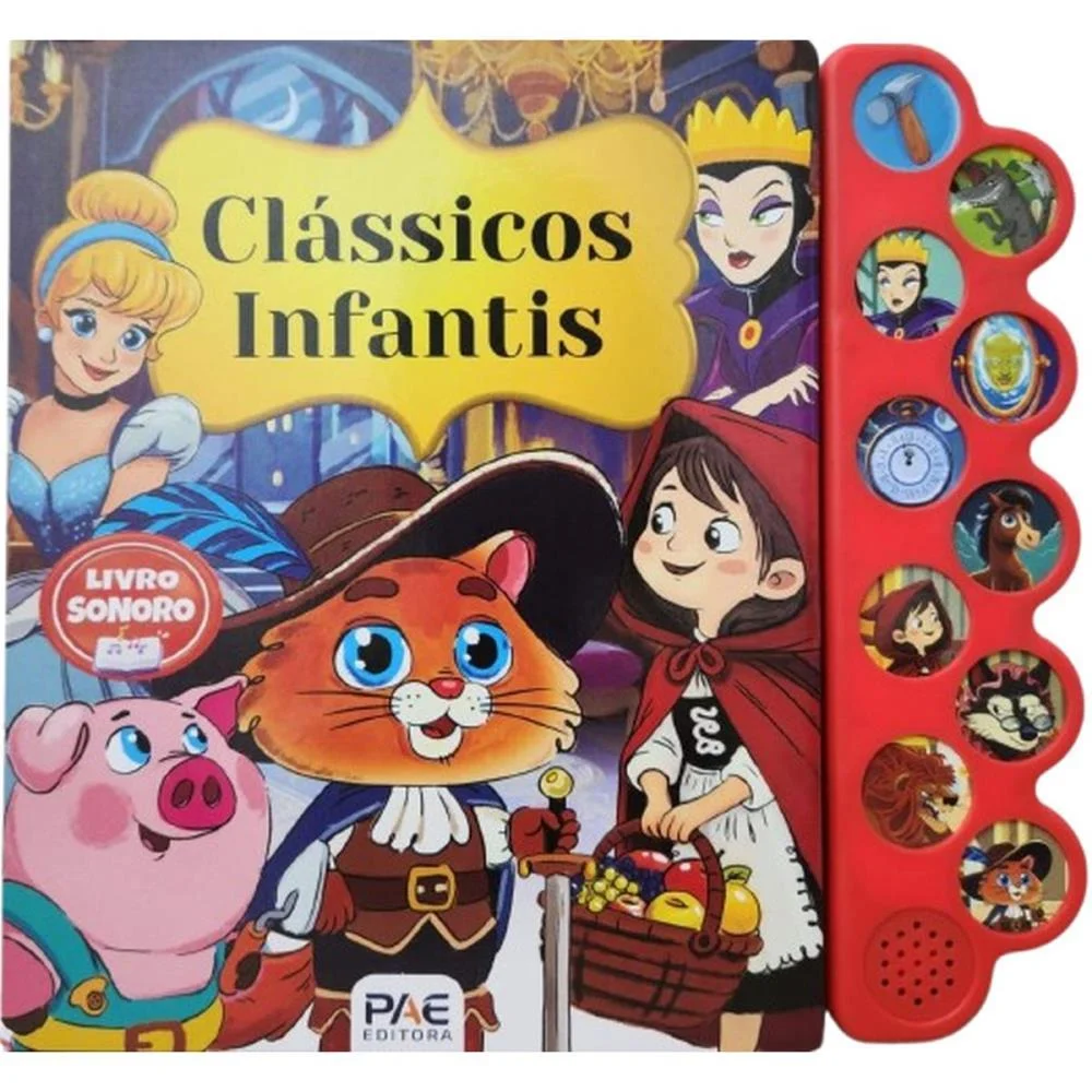 Livro Sonoro Classicos Infan. 28,5X26,7 10P Pae Editora - imagem 2