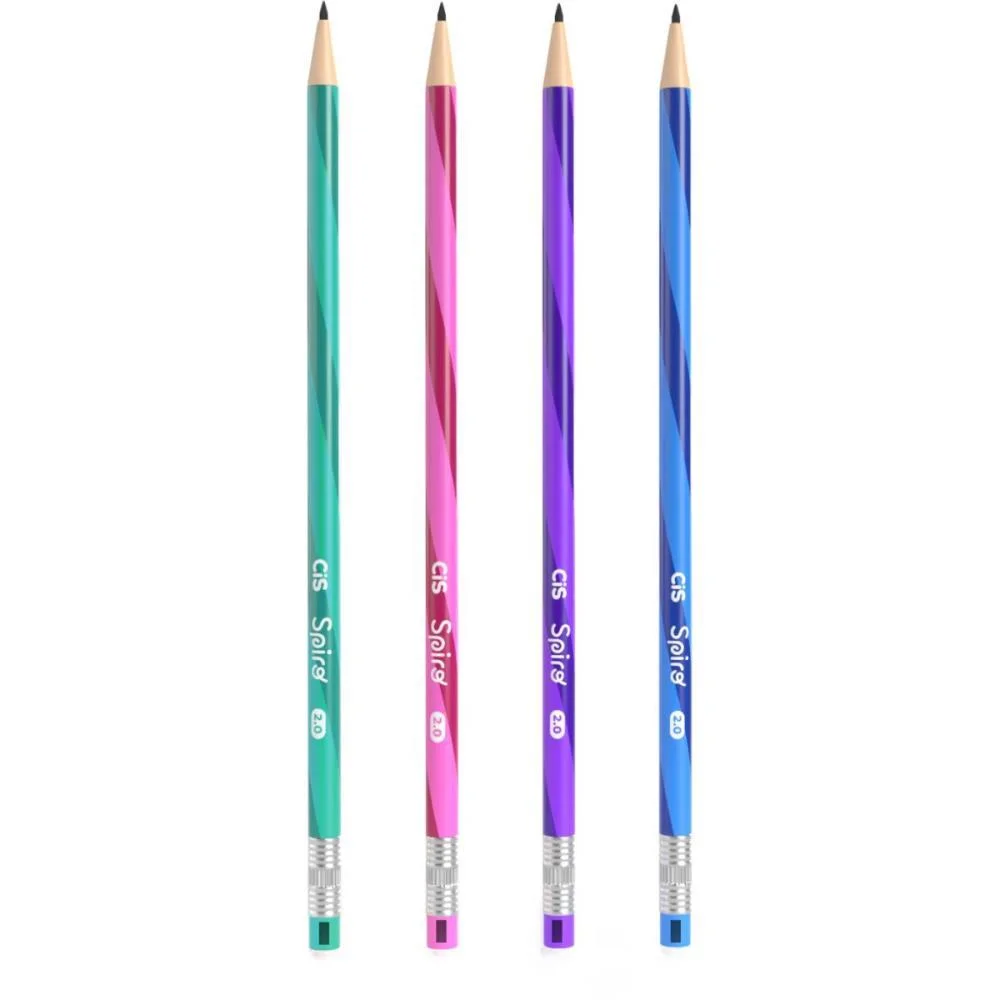 Lapiseira 2.0Mm Cis Spiro 4 Cores Sortidas Sertic C/ 30 Unidades - imagem 2