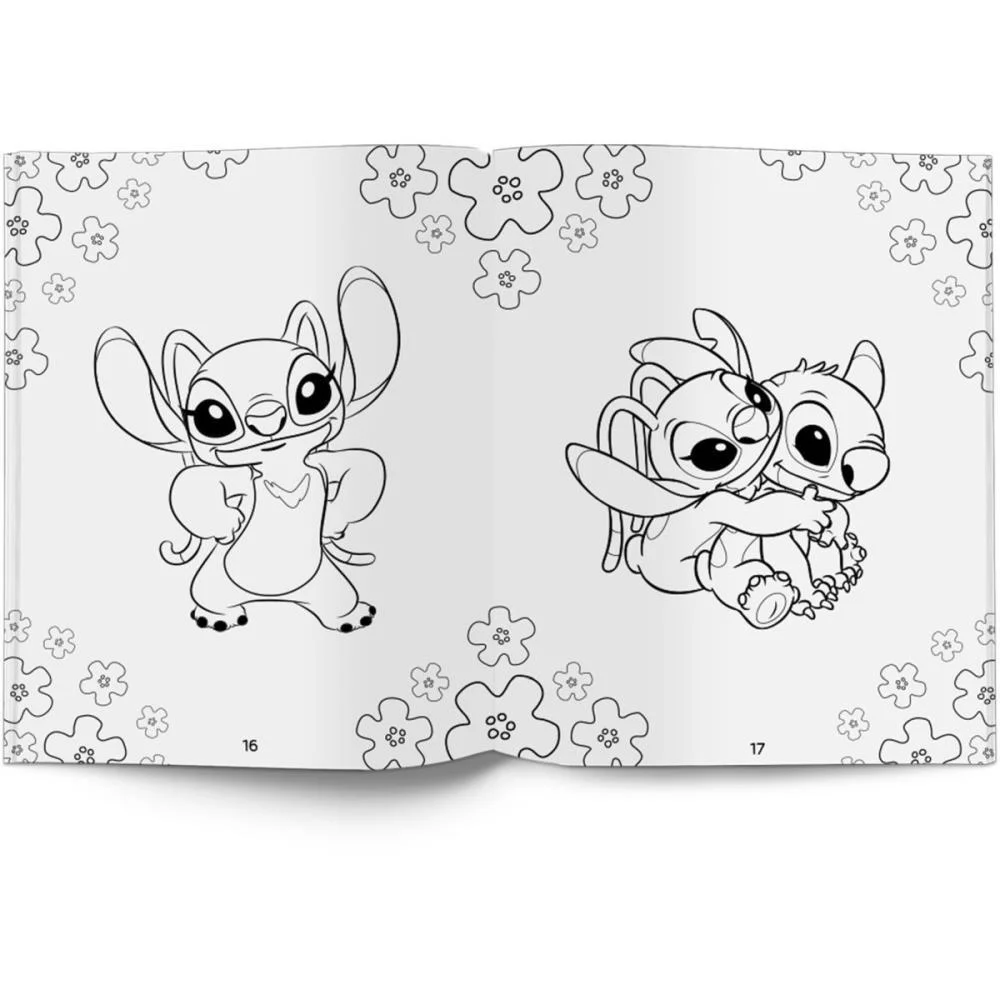 Livro Com Adesivos Stitch Angel 40P C/500Adesivos Culturama - imagem 5