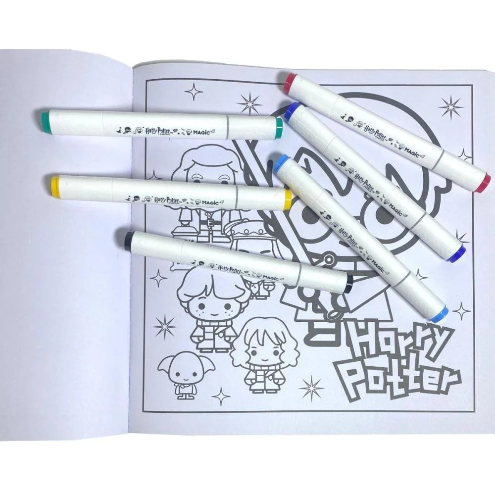 Livro De Colorir Harry Potter C/6Canetinhas Az Magic Kids (Unidade) - imagem 3