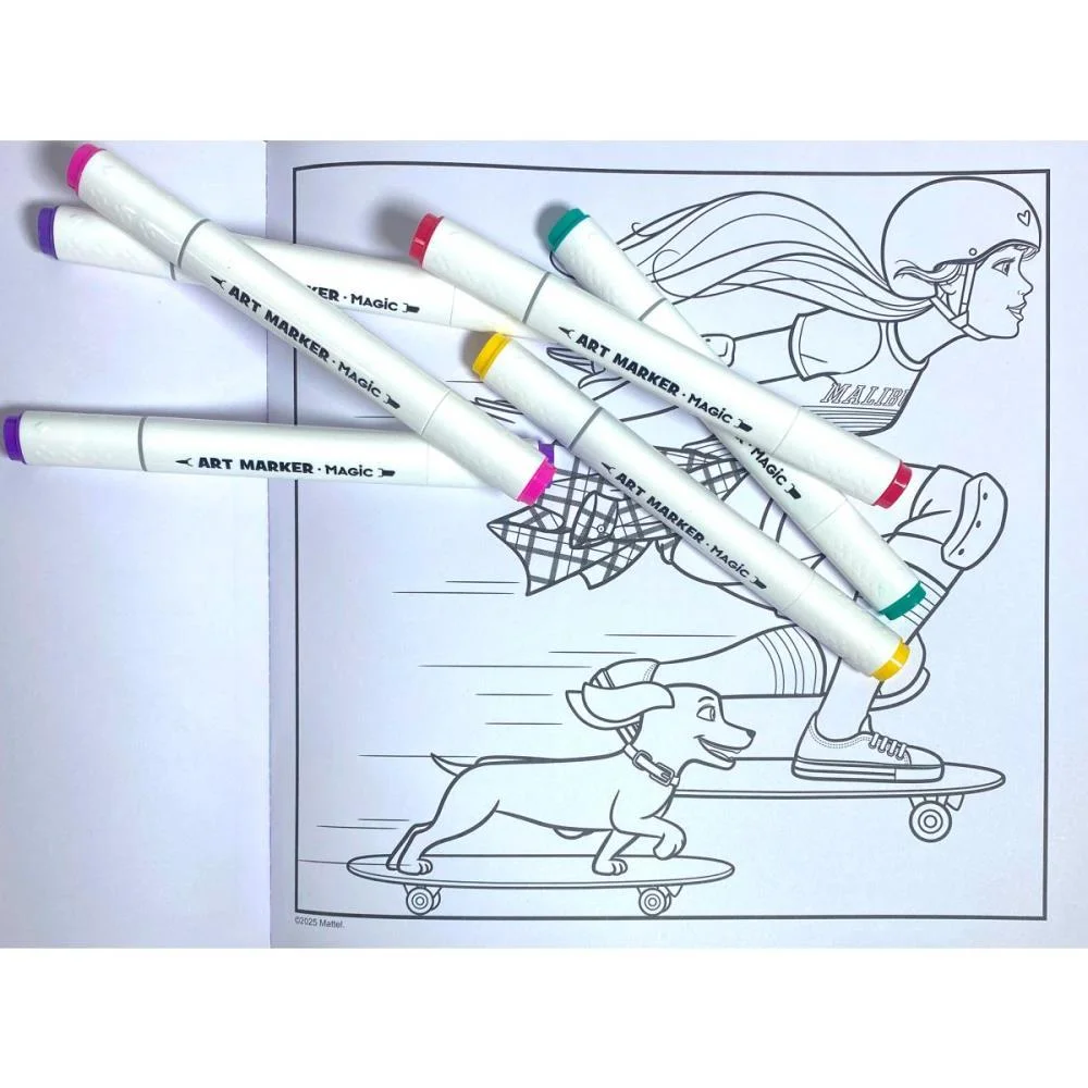 Livro De Colorir Barbie C/6Canetinhas Magic Kids (Unidade) - imagem 3