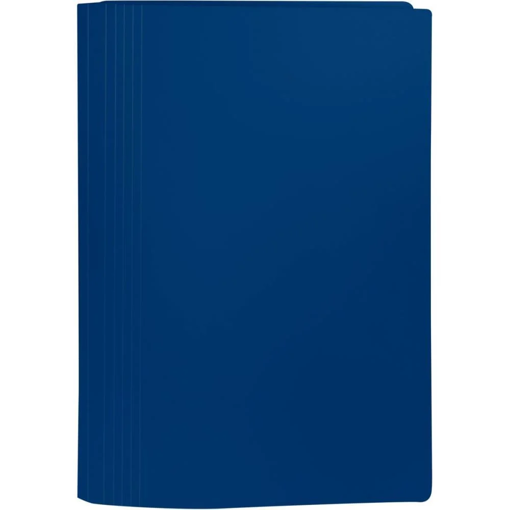 Pasta Classificador Rapido Plastica Com Grampo Azul Dello (Pct.c/10) - imagem 4