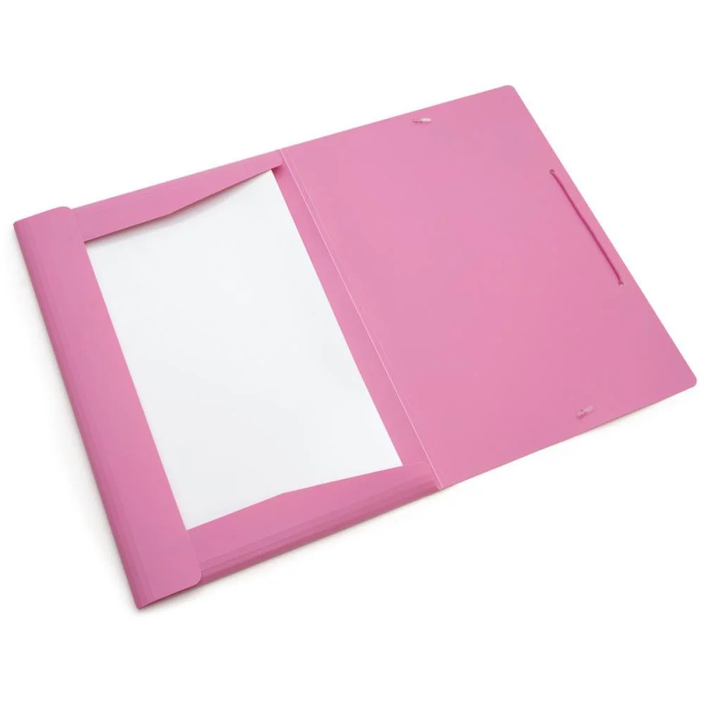Pasta Aba Elastica Plastica A4 Cereja Polibras (Pct.c/05) - imagem 4