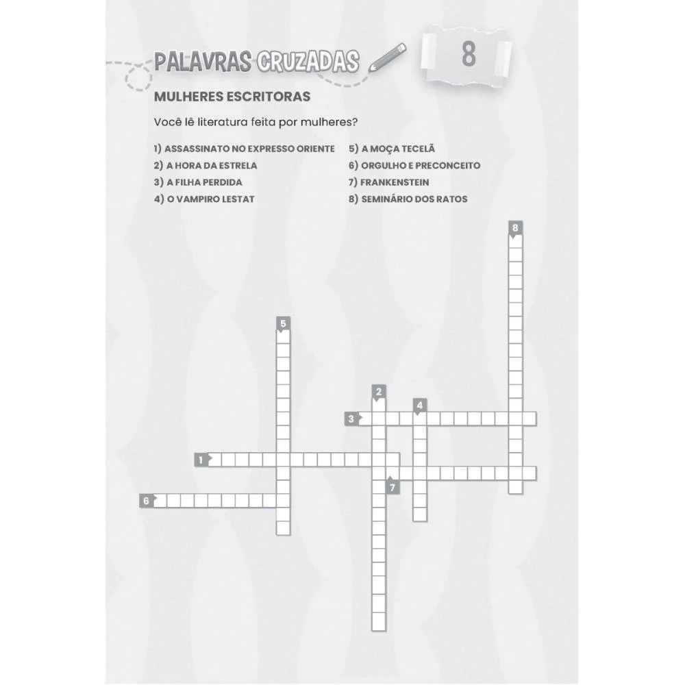 Livro De Atividades Cruzadinhas Nivel Medio Bicho Esperto (Pct.c/10) - imagem 4