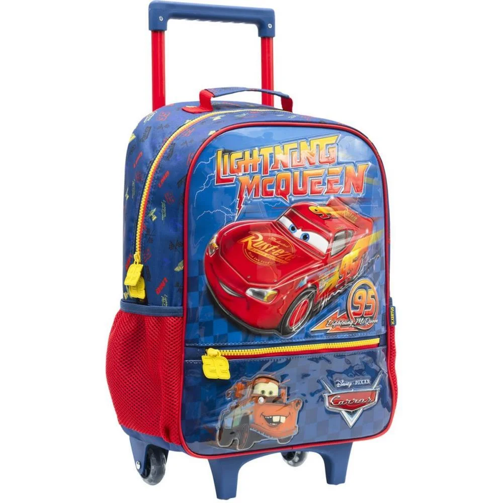 Mochila Infantil Com Rodinha Carros X Xeryus (Unidade) - imagem 4