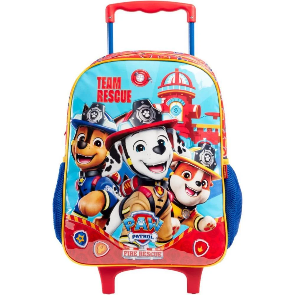 Mochila Infantil Com Rodinha Patrulha Canina Fire Rescue Gr Xeryus (Unidade) - imagem 5