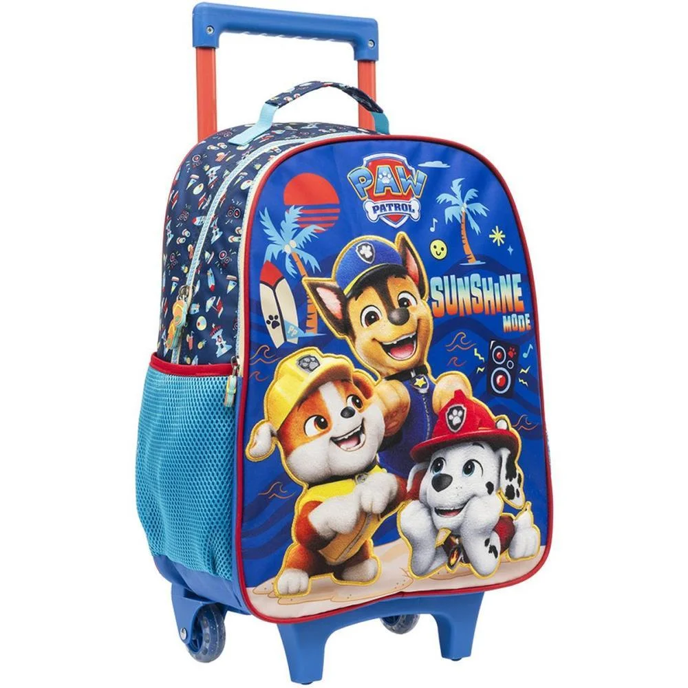 Mochila Infantil Com Rodinha Patrulha Canina Sunshine R Gr Xeryus (Unidade) - imagem 4