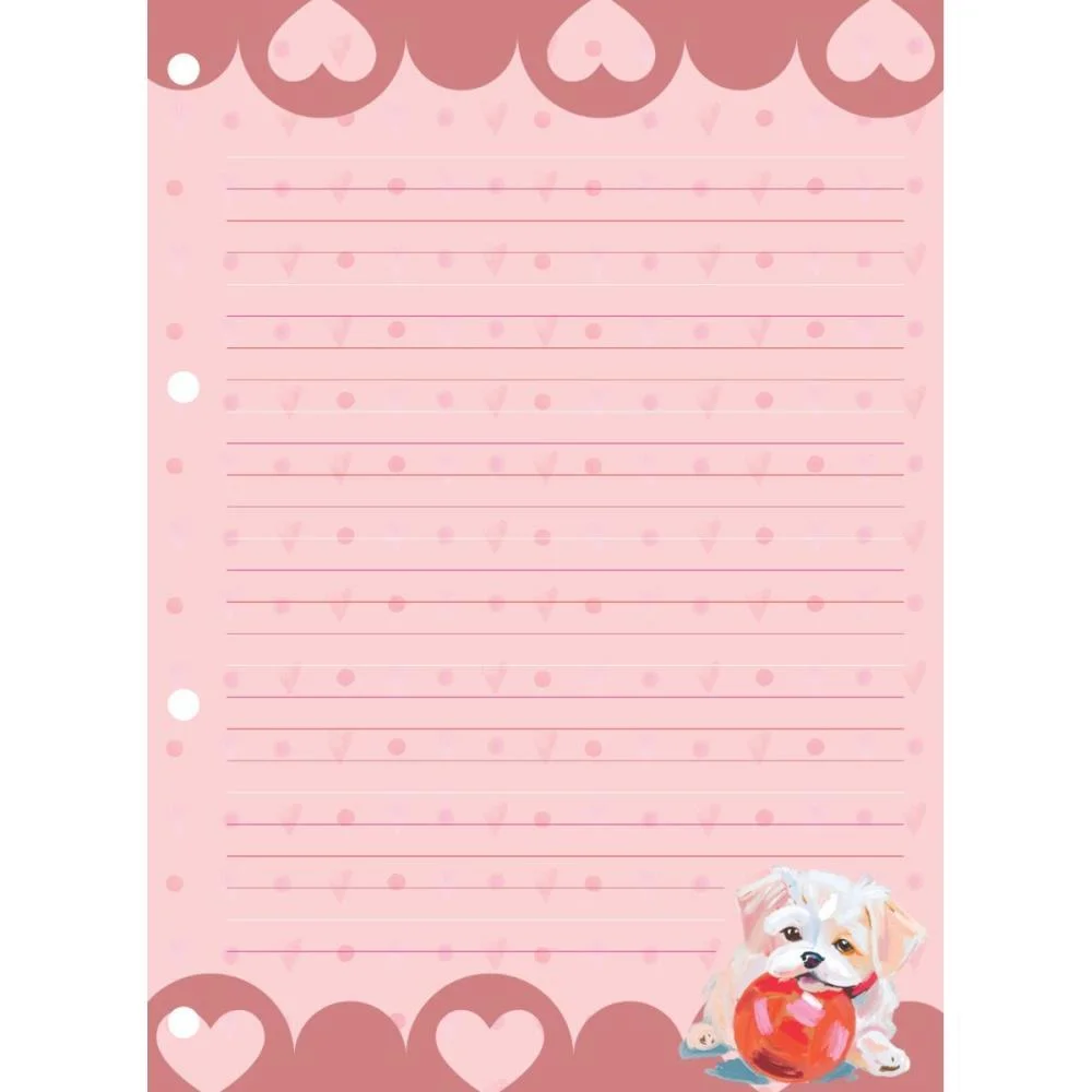 Papel De Carta Decorado Sweet Dreams Bloco 75G Tamoio (Pct.c/04) - imagem 6
