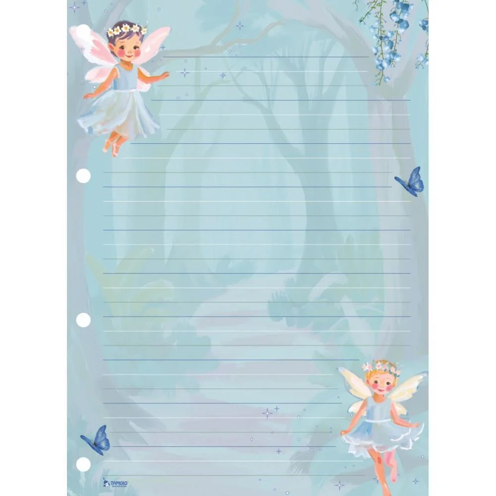 Papel De Carta Decorado Sweet Dreams Bloco 75G Tamoio (Pct.c/04) - imagem 8