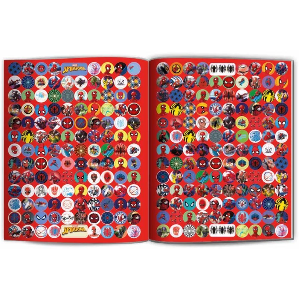 Livro Com Adesivos Homem Aranha 40P C/500Adesivos Culturama (Unidade) - imagem 4