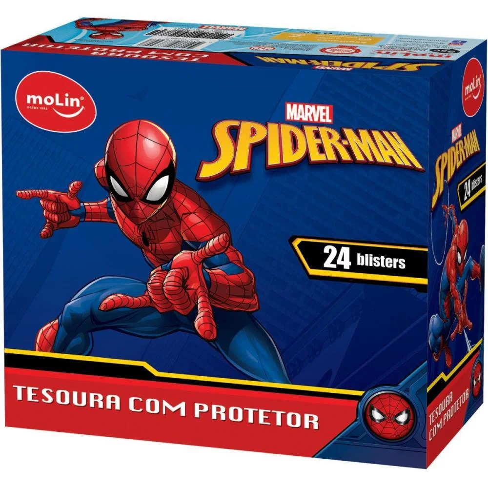 Tesoura Spiderman 2Mod. Molin (Unidade) - imagem 5