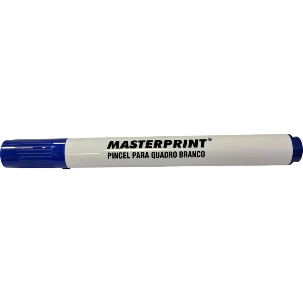 Pincel Quadro Branco Mp 617 Azul Slim Masterprint (Cx.c/12) - imagem 3