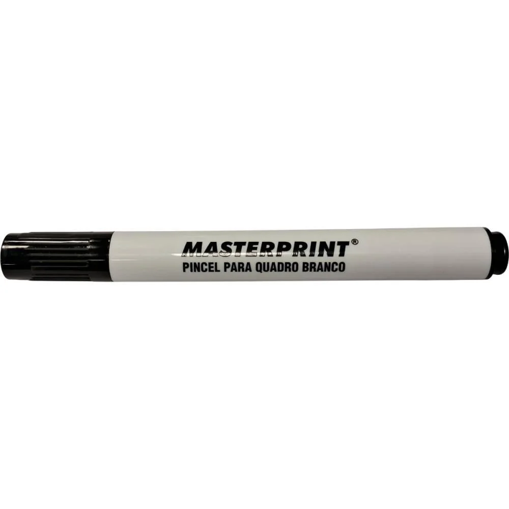 Pincel Quadro Branco Mp 617 Preto Slim Masterprint (Cx.c/12) - imagem 2