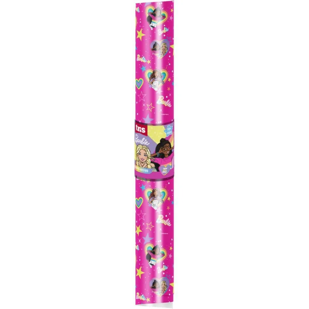Plastico Adesivo 45Cmx10M Barbie Summit (Rolo) - imagem 3