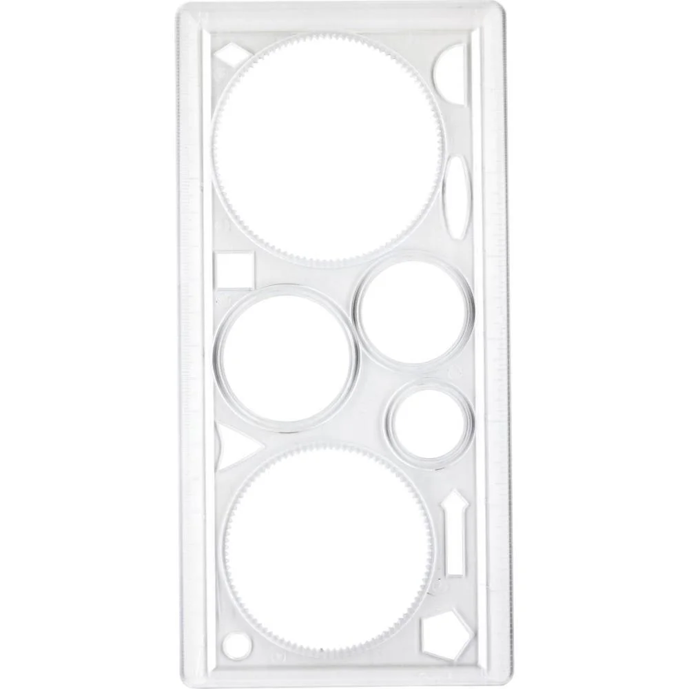 Regua Plastica Espirografo 20Cm (S) Brw (Cx.c/24) - imagem 4
