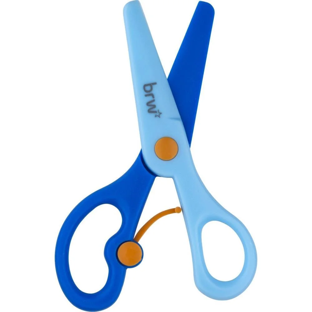 Tesoura Escolar Com Mola Sem Lamina 13Cm (S) Brw (Dp.c/12) - imagem 3
