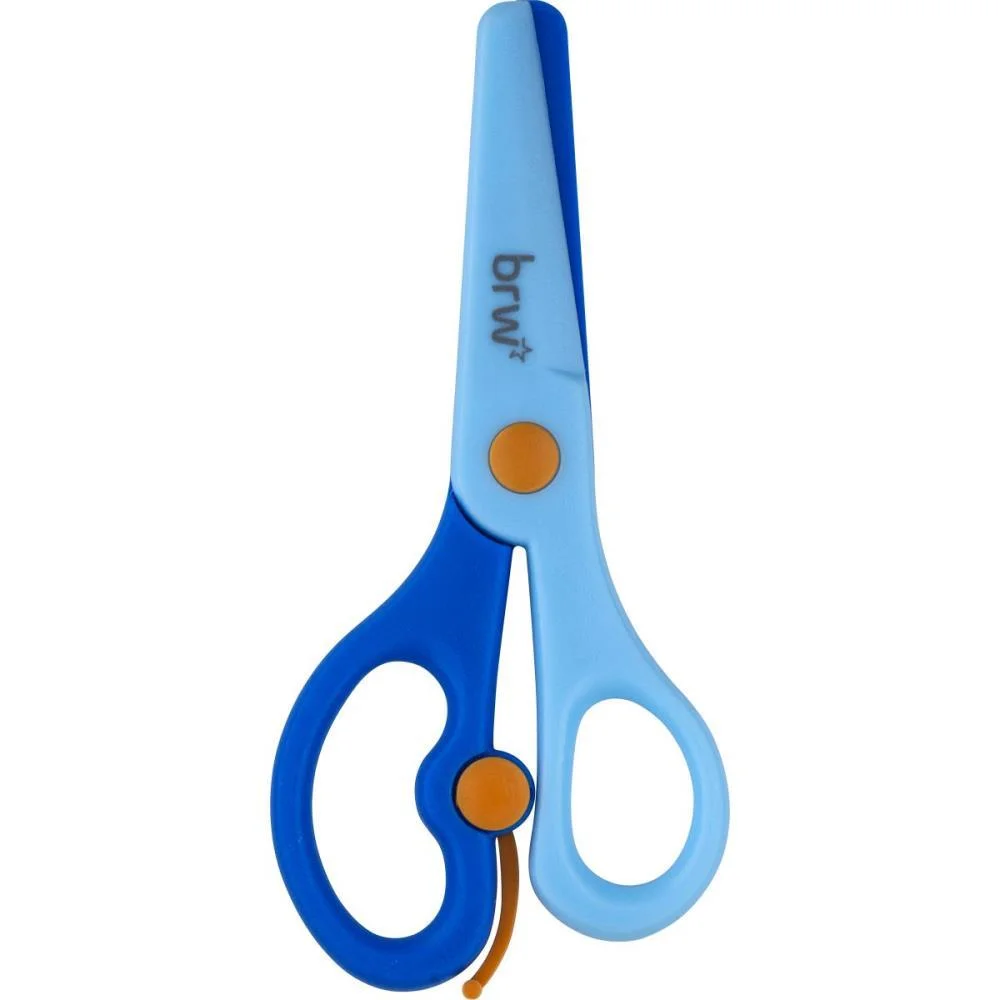 Tesoura Escolar Com Mola Sem Lamina 13Cm (S) Brw (Dp.c/12) - imagem 4