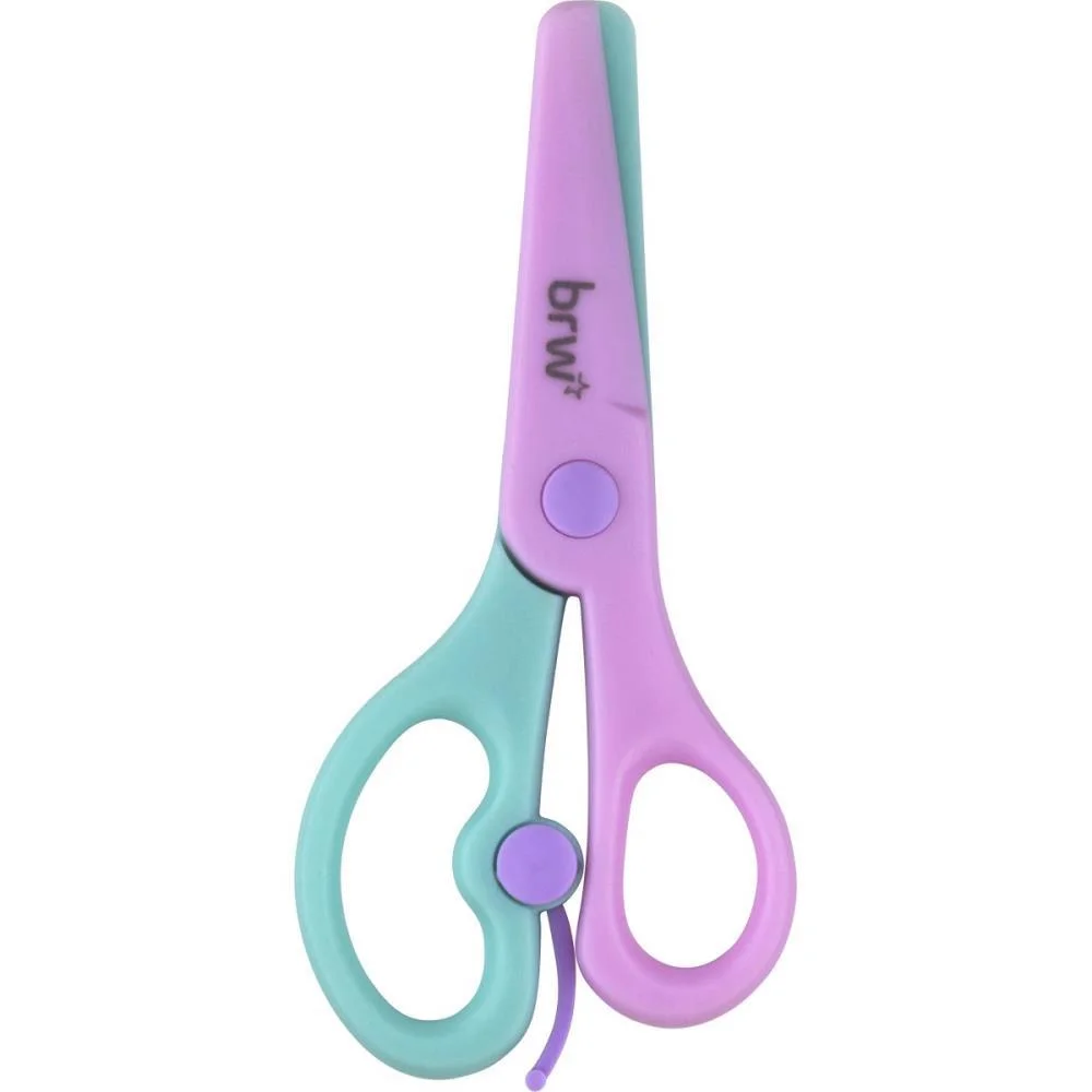 Tesoura Escolar Com Mola Sem Lamina 13Cm (S) Brw (Dp.c/12) - imagem 5
