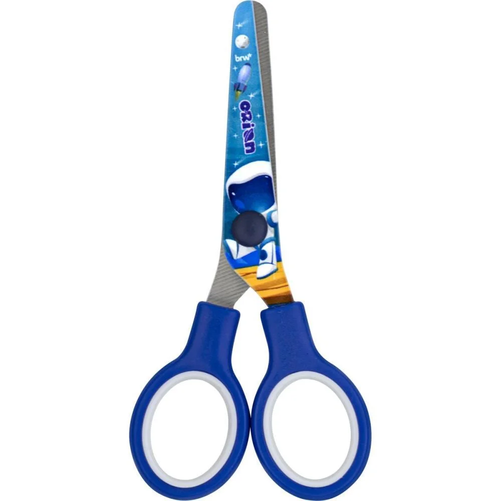 Tesoura Escolar Decorada Orion 13 Cm Brw (Bl.c/01) - imagem 2