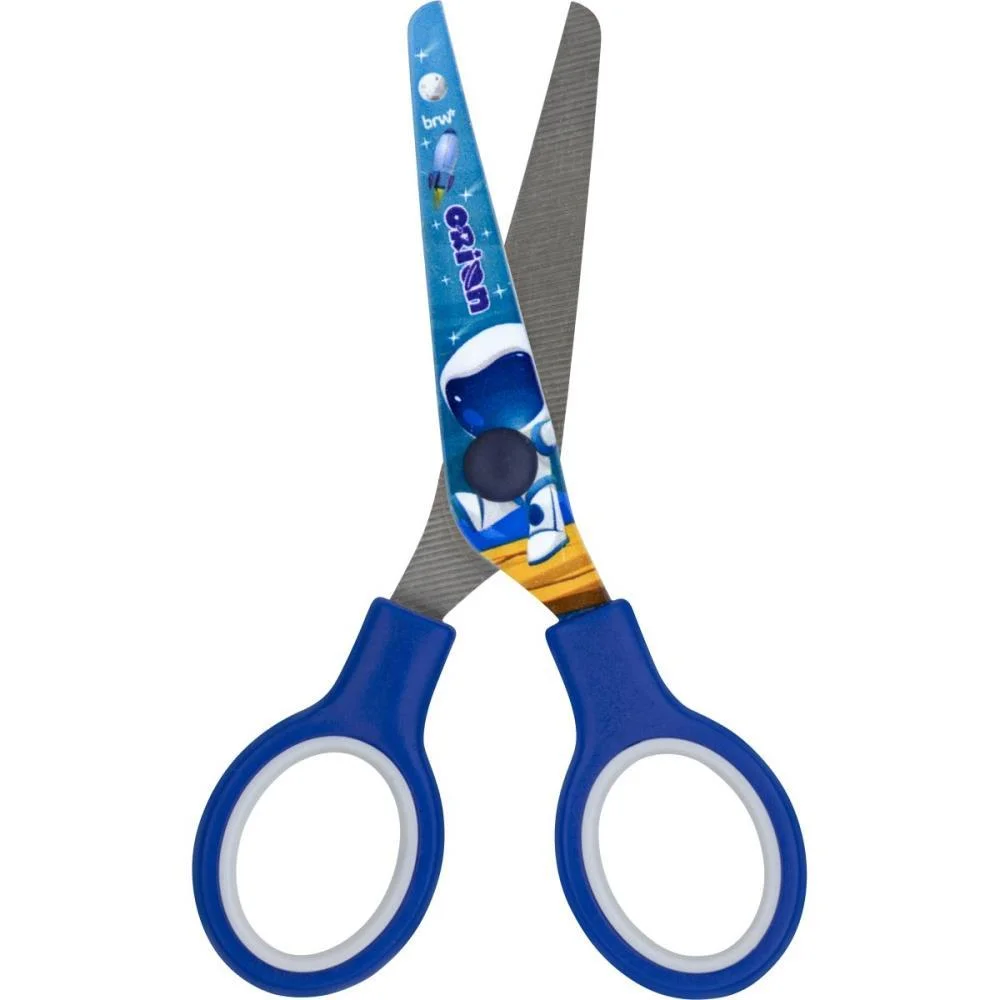 Tesoura Escolar Decorada Orion 13 Cm Brw (Bl.c/01) - imagem 4