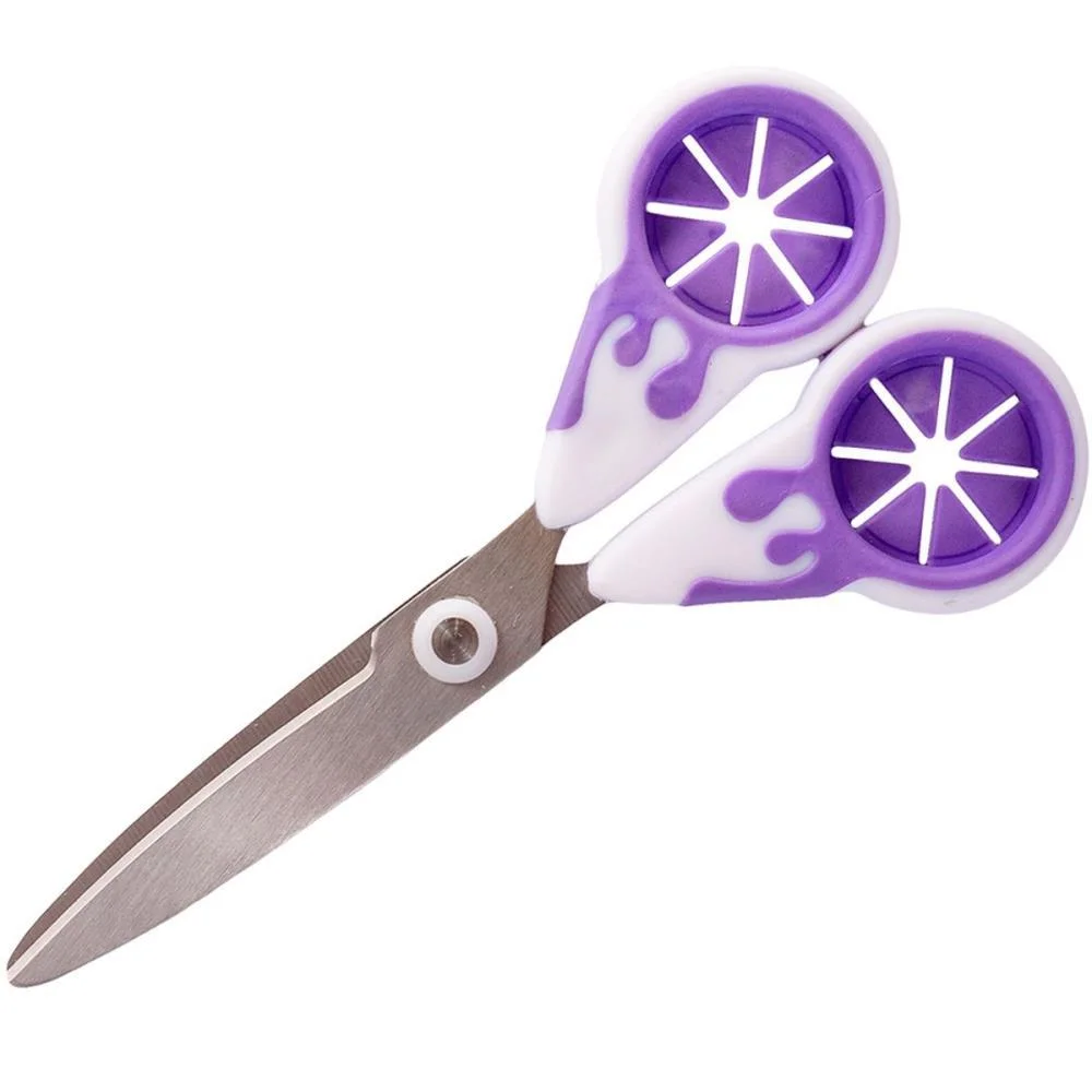 Tesoura Escolar Safe 13,5Cm Anti Queda Leonora (Dp.c/12) - imagem 3
