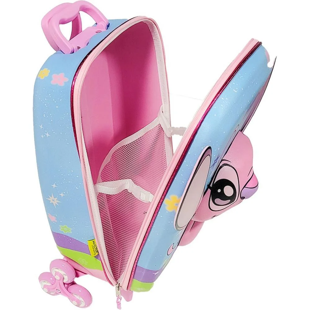 Mochila Infantil Com Rodinha Stitch Angel Maxtoy (Unidade) - imagem 7