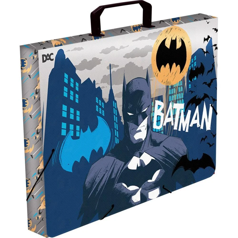 Maleta Plastica Com Alca Decor Batman 40Mm Dac - imagem 2