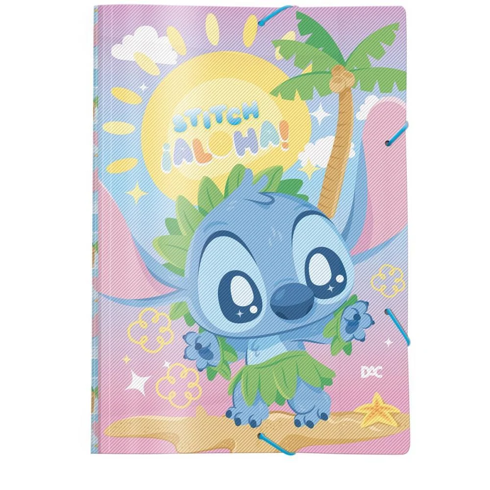 Pasta Aba Elastica Plastica Stitch Kids S/Lombo Dac (Pct.c/10) - imagem 2