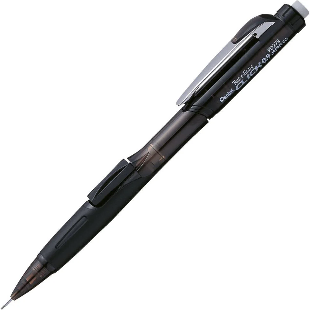 Lapiseira 0.9Mm Twist Erase Click Preta Pentel (Cx.c/12) - imagem 2