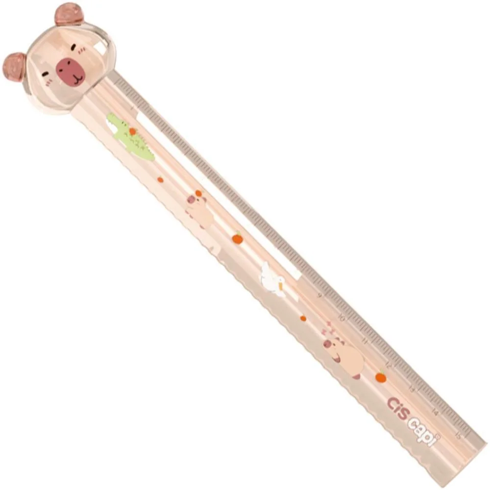 Regua Plastica Capivara 15Cm Blister Sertic (Dp.c/12) - imagem 2