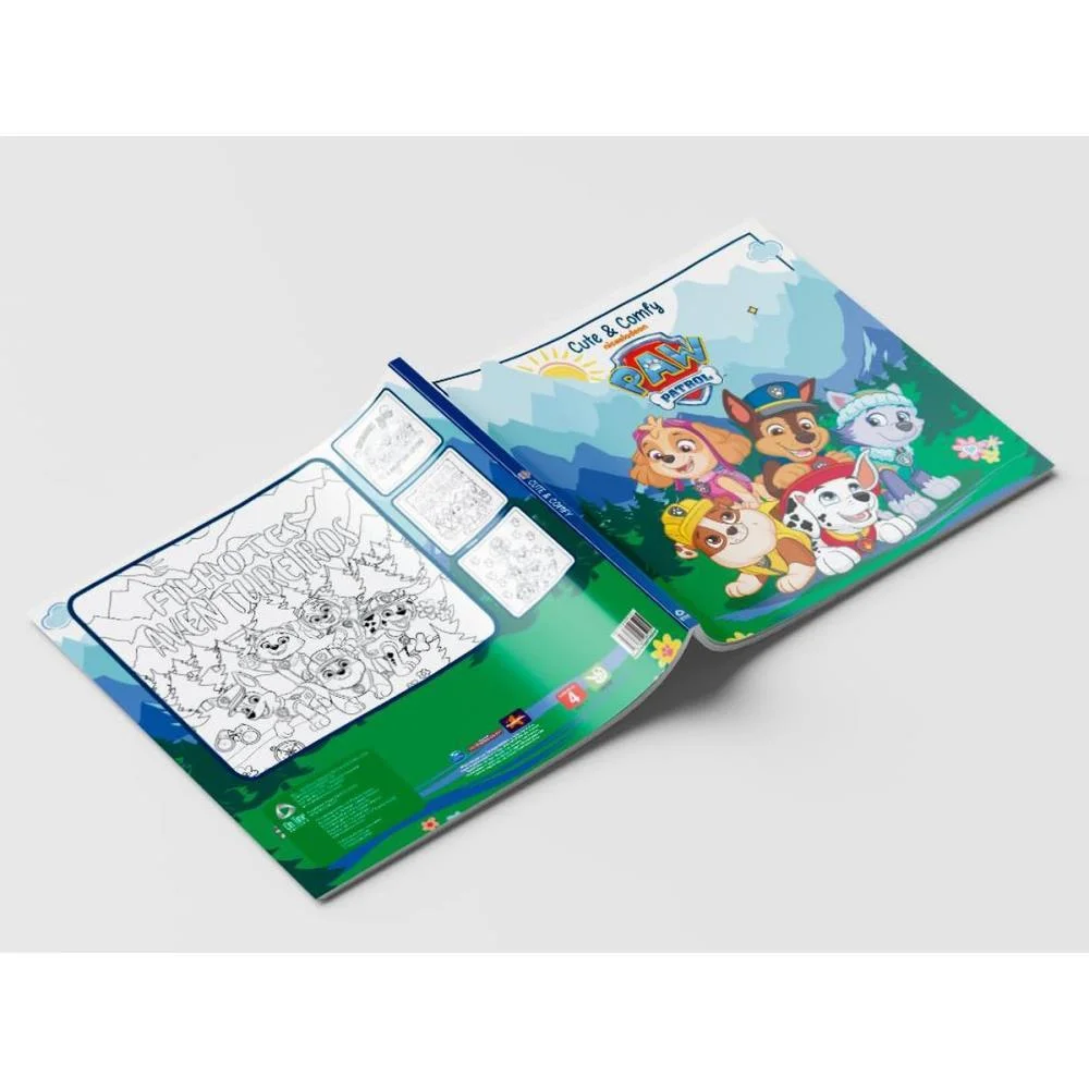 Livro Infantil Colorir Cute E Comfy Patrulha Canina Online Editora (Unidade) - imagem 4