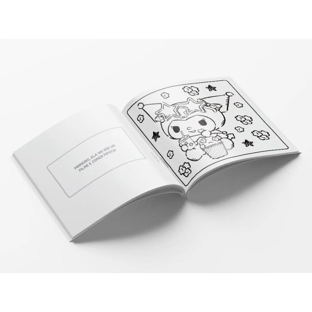 Livro Infantil Colorir Cute E Comfy Kuromi Online Editora (Unidade) - imagem 3