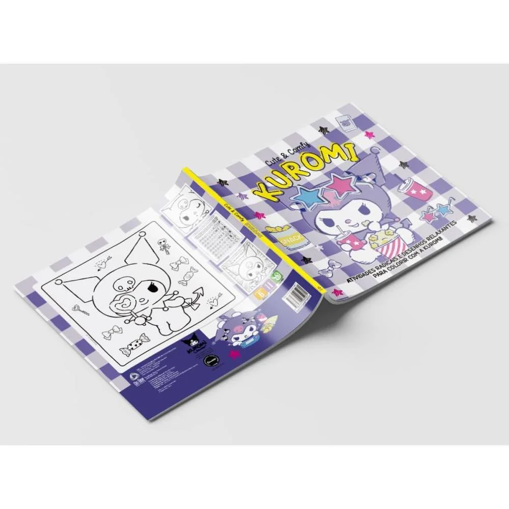 Livro Infantil Colorir Cute E Comfy Kuromi Online Editora (Unidade) - imagem 4