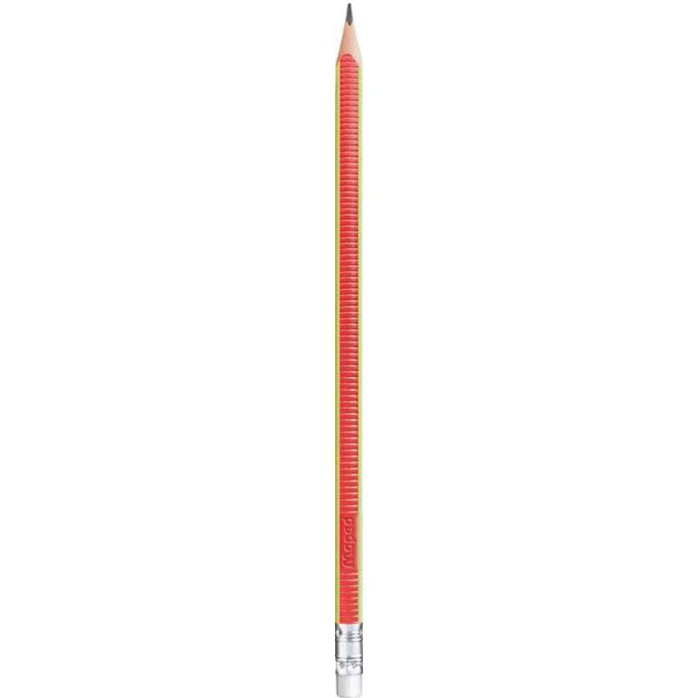 Lapis Preto Triangular Kidy Learn Grip Hb C/Borracha Maped (Bl.c/12) - imagem 4