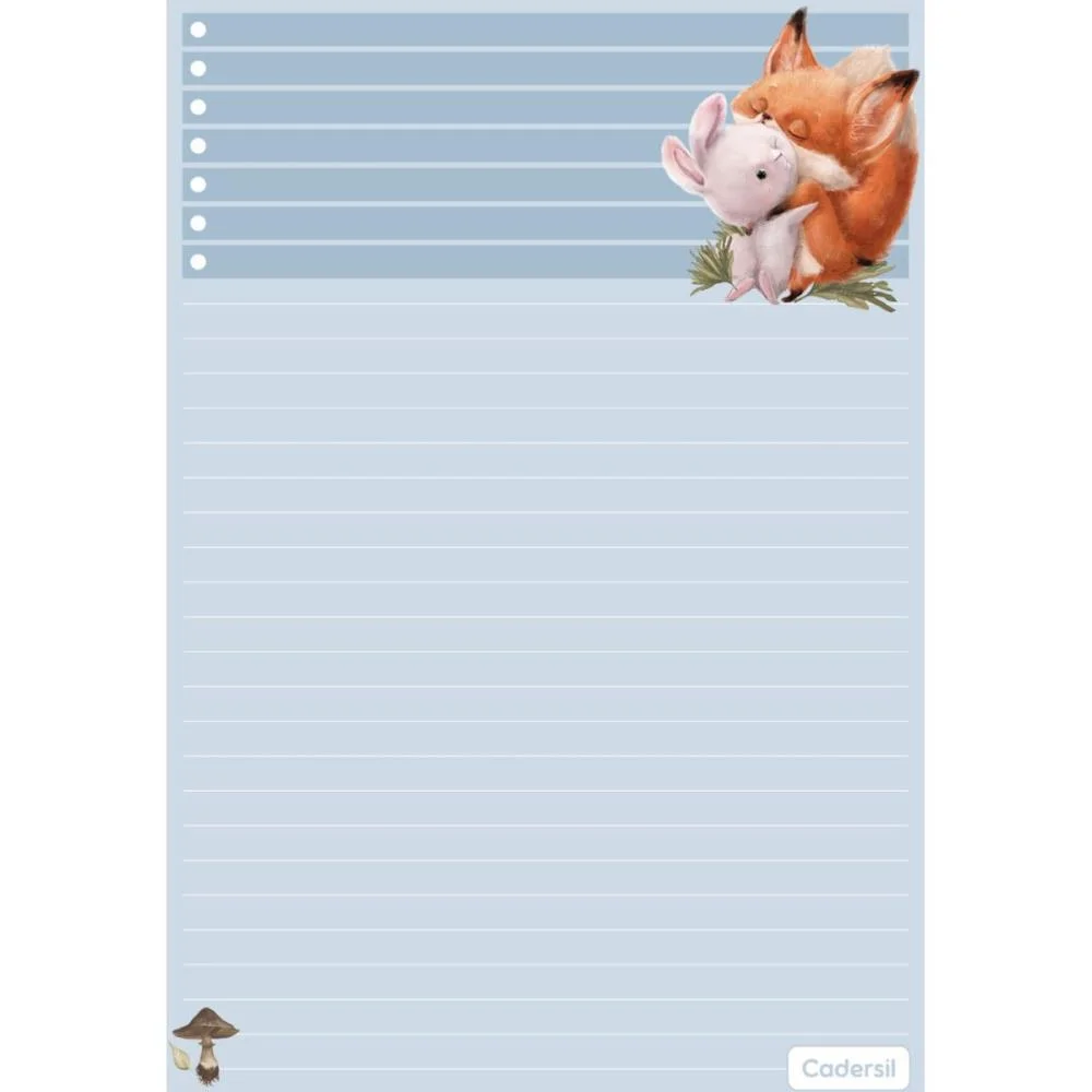 Refil Para Caderno Woodland P/Argolado 63G. 80Fls Cadersil (Unidade) - imagem 3