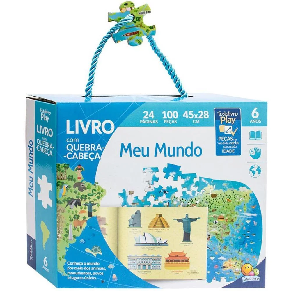 Livro De Atividades Todolivro Play Q.c Meu Mundo Todolivro - imagem 2