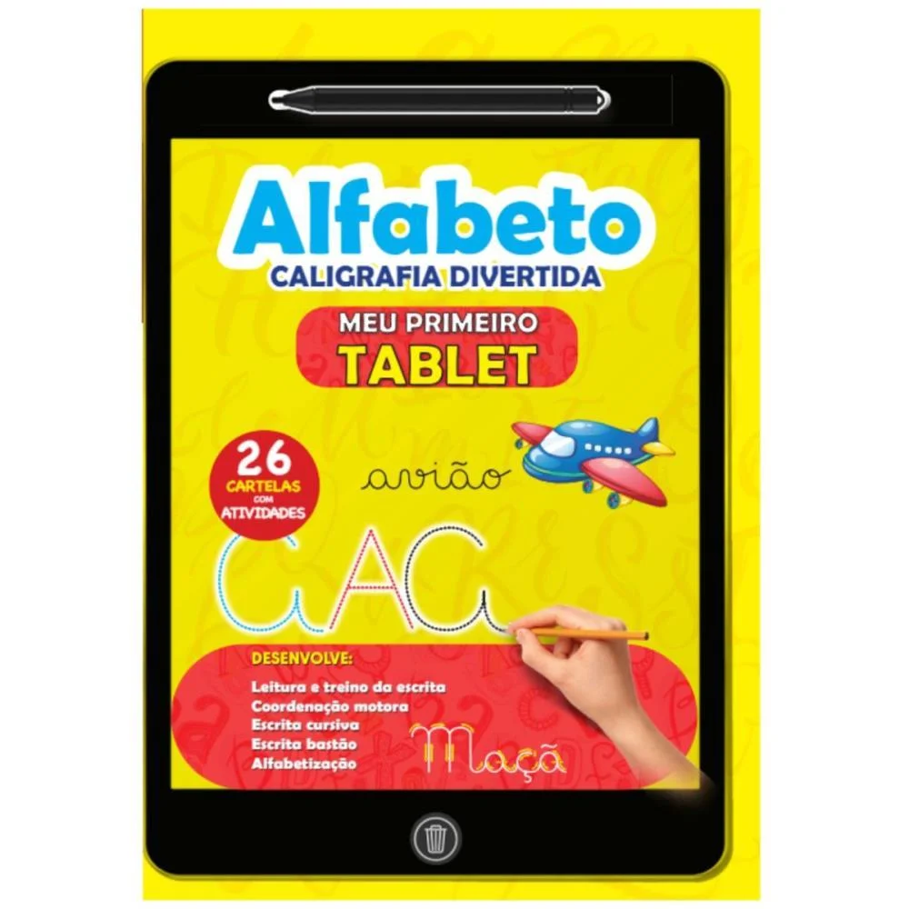 Livro Pedagogico Tablet Alfabeto Caligrafia Pae Editora (Unidade) - imagem 4