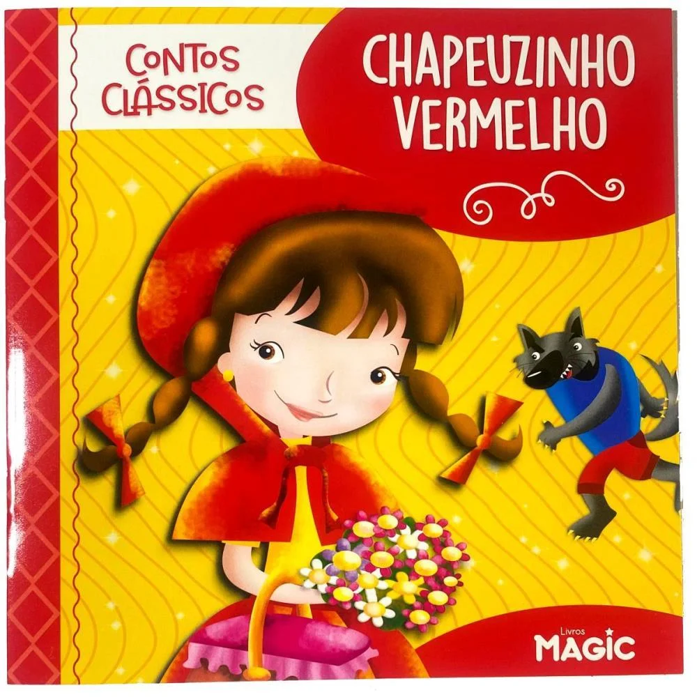 Livro Infantil Ilustrado Chapeuzinho Vermelho 12Pgs Magic Kids (Unidade) - imagem 4