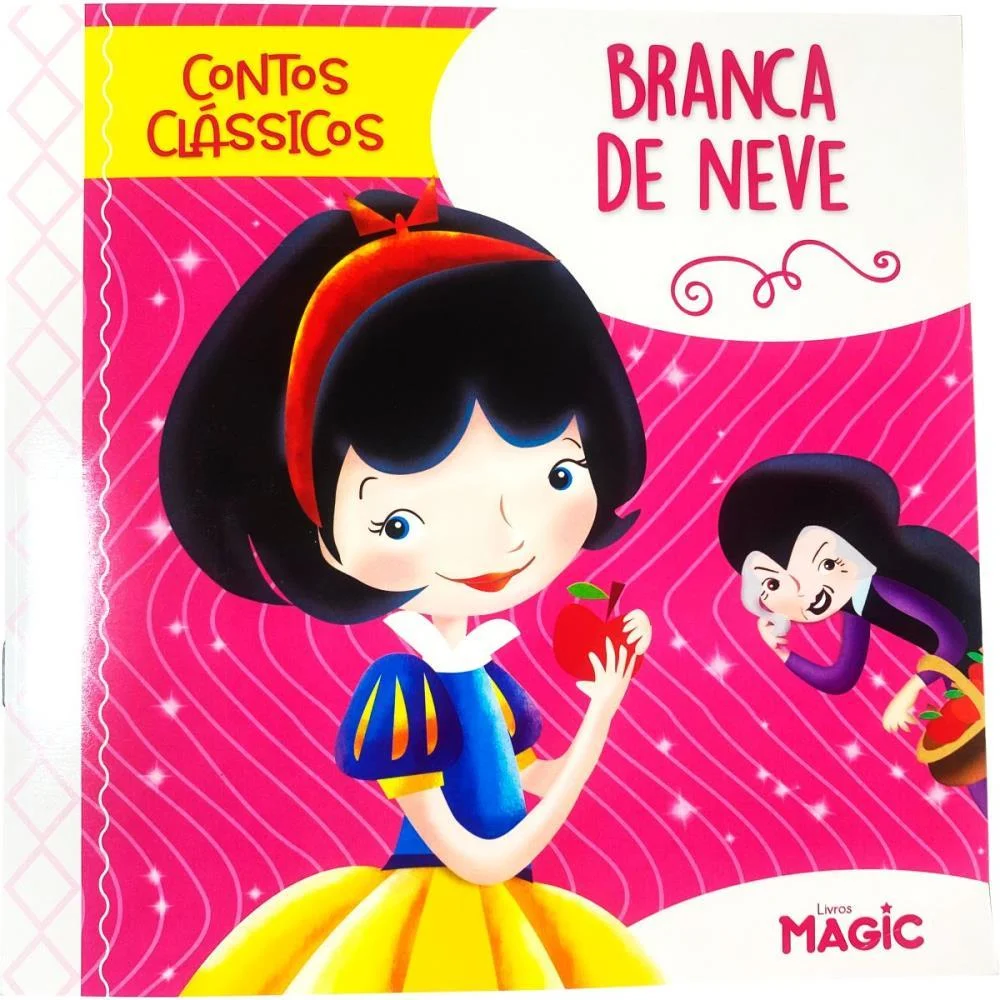 Livro Infantil Ilustrado Branca De Neve 12Pgs 20X20Cm Magic Kids (Unidade) - imagem 4