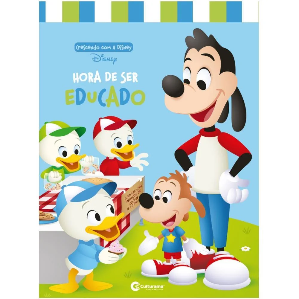 Livro Infantil Ilustrado Disney Hora De Ser Educado Culturama (Unidade) - imagem 2