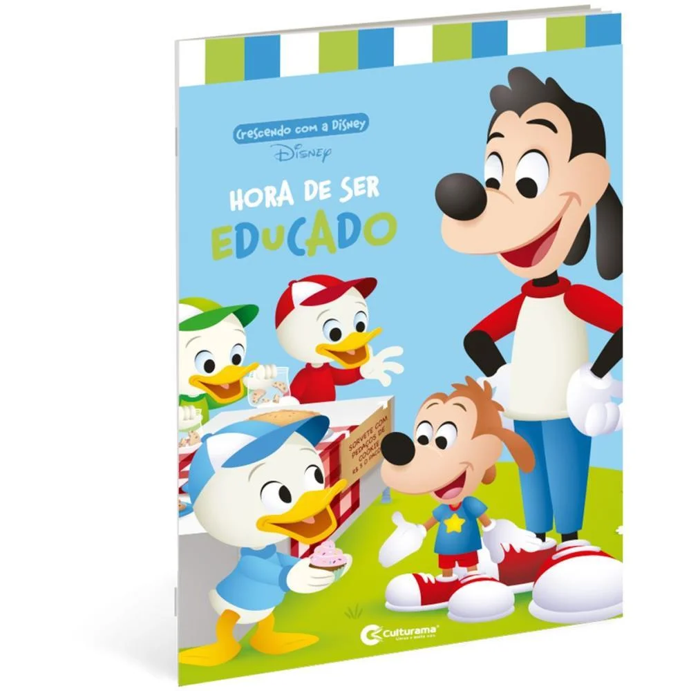 Livro Infantil Ilustrado Disney Hora De Ser Educado Culturama (Unidade) - imagem 3