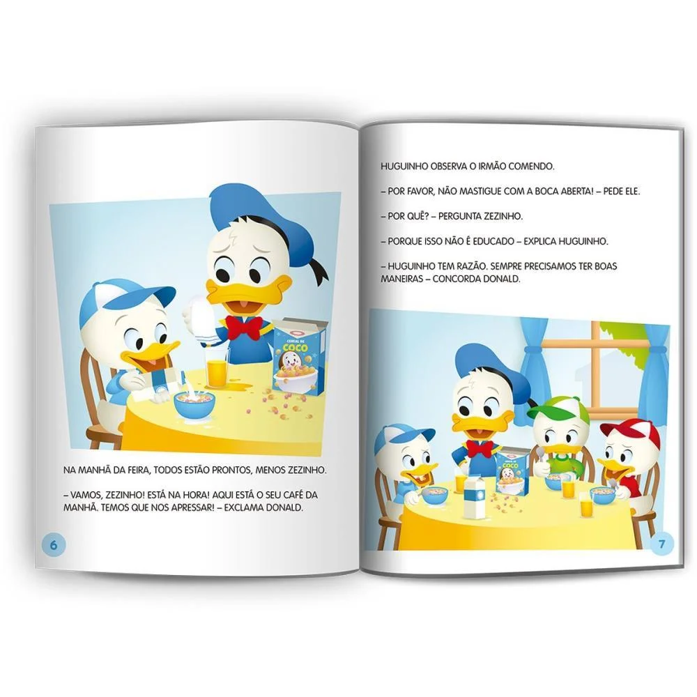 Livro Infantil Ilustrado Disney Hora De Ser Educado Culturama (Unidade) - imagem 4