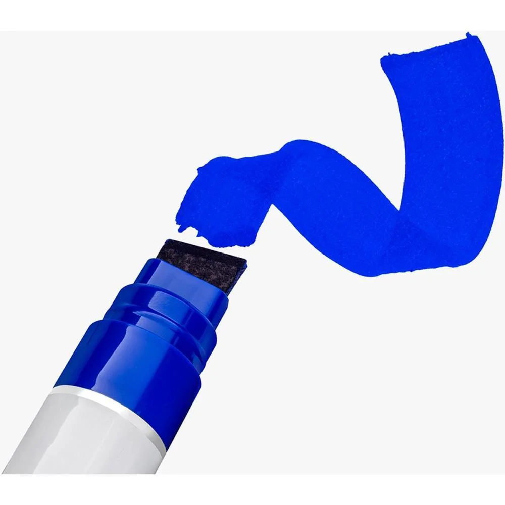 Pincel Marcador Permanente Supermark Azul Brw (Cx.c/12) - imagem 4