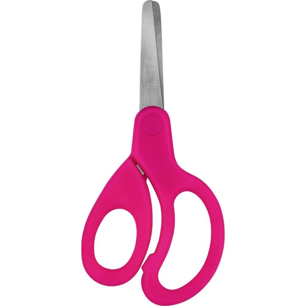 Tesoura Escolar Curva 13Cm 3 Cores Neon Brw C/ 24 Unidades - imagem 4