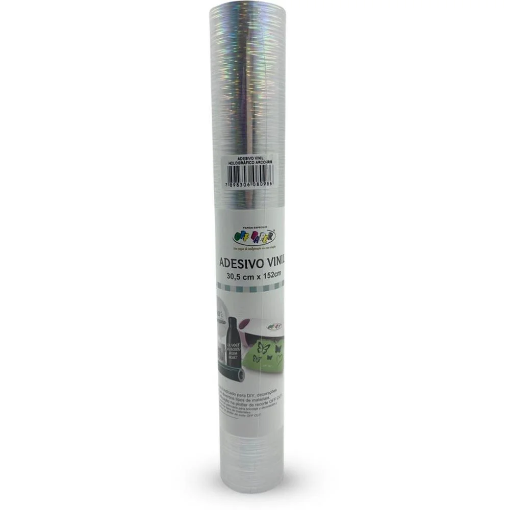 Papel Laminado A4 Vinil Adesivo Holog. Arco-I Off Paper (Rolo) - imagem 3