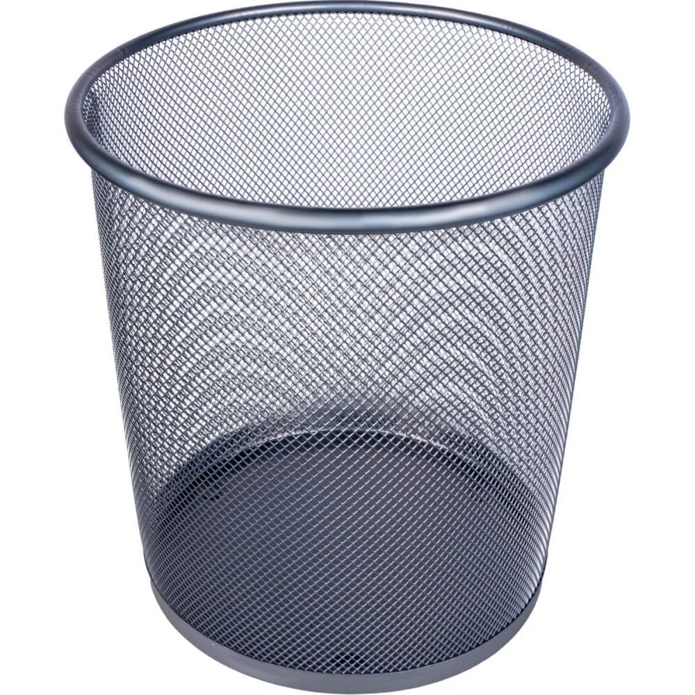 Lixeira Para Escritorio Aramado 8,5L Prata Yins (Unidade) - imagem 4