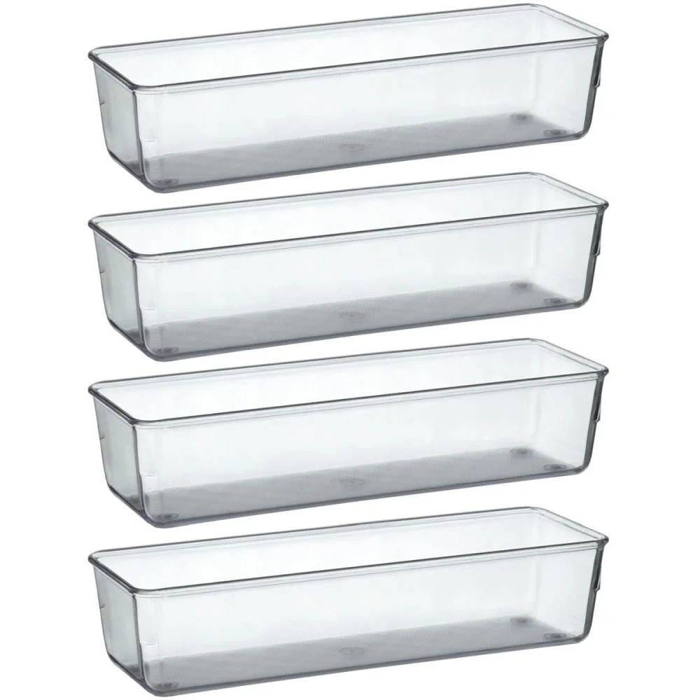 Organizador Potes Retangu.grand.24X8X5,5Cm Acrimet (Cx.c/04) - imagem 4