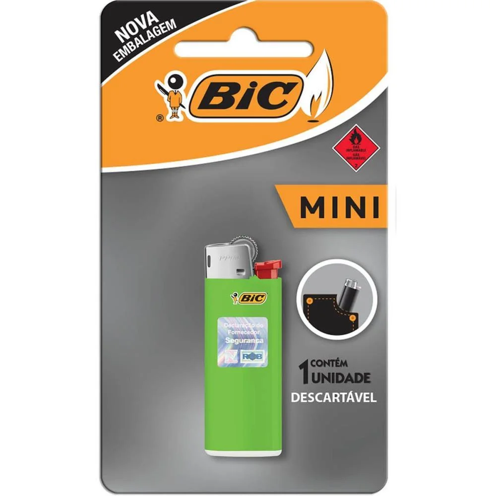 Isqueiro Descartavel Bic Mini A Gas Cx.c/50Blisters Bic (Caixa) - imagem 3